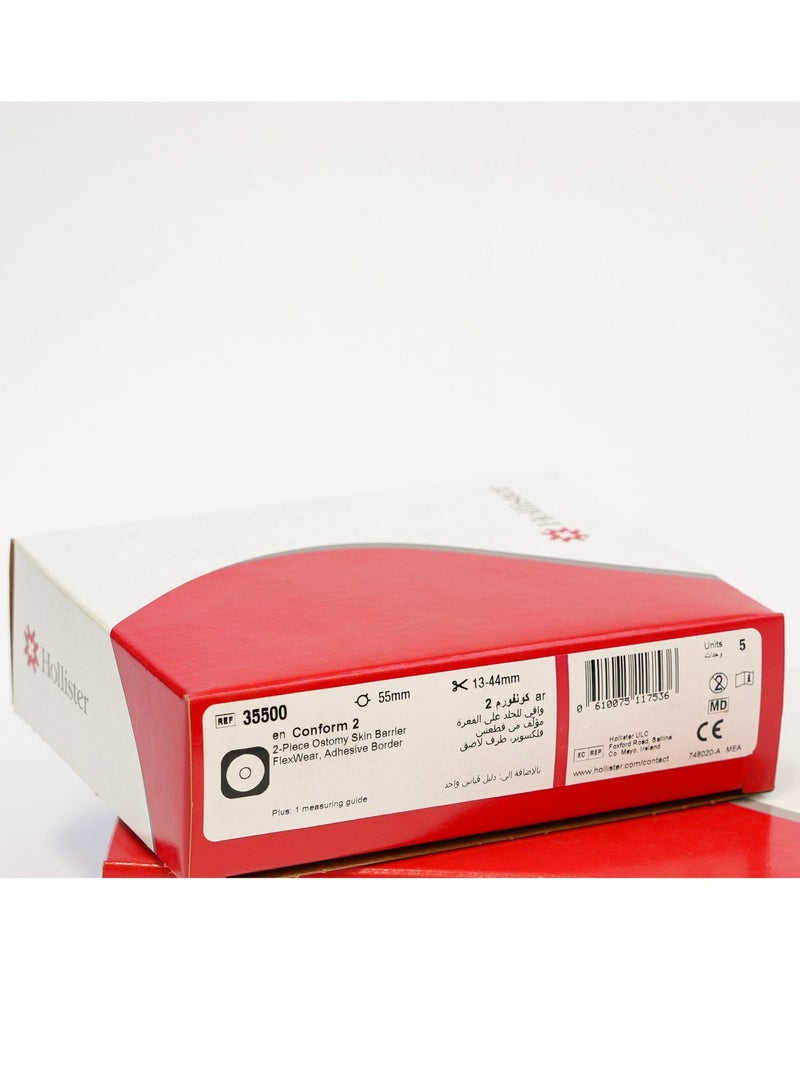 Hollister Conform 2 Ostomy Base Plate – 55mm – 5 Pieces | Ref 35500 - Image 1